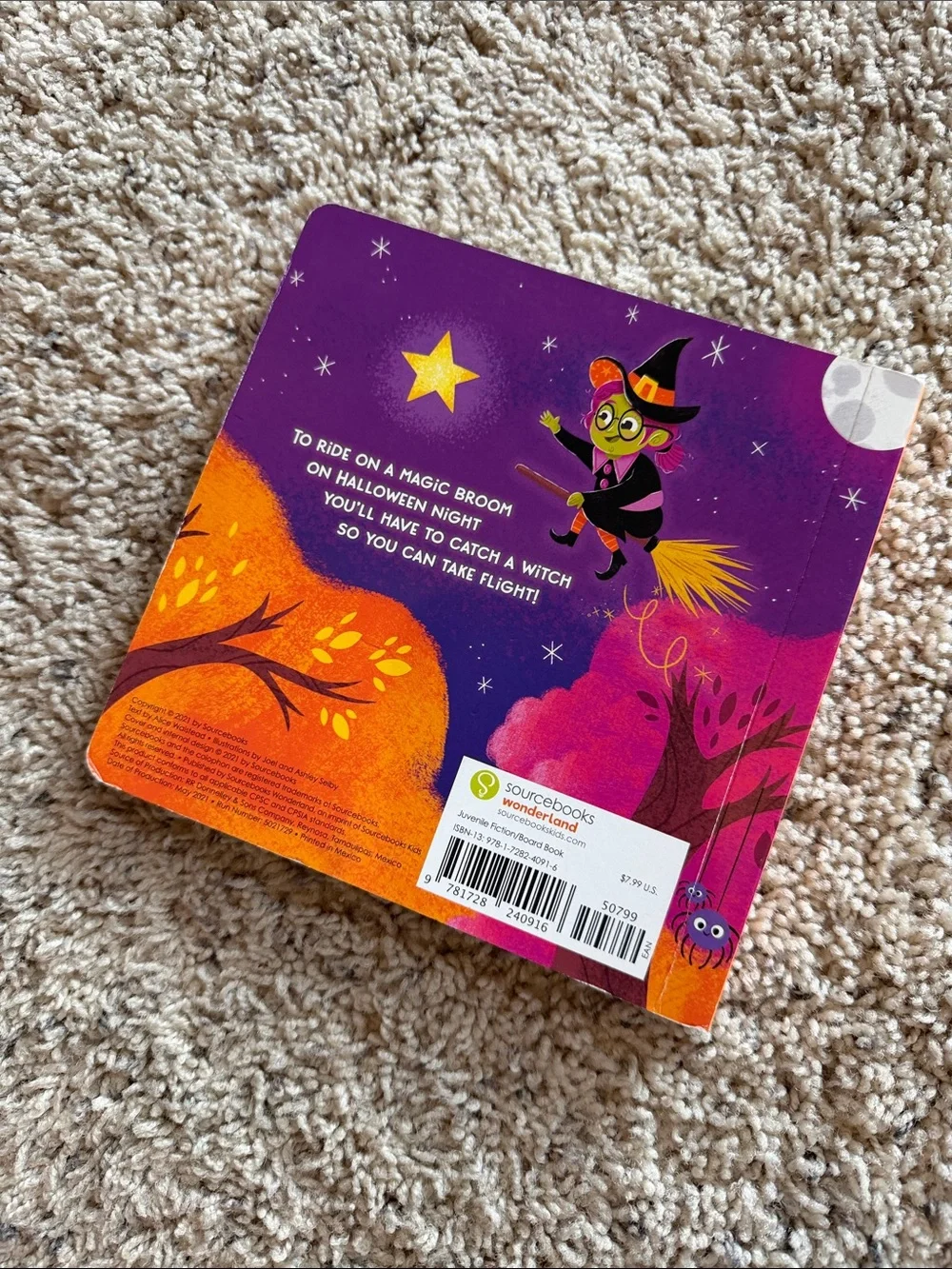 3/$25 🪩 How to Catch a Witch Halloween Picture Book | Toddler Board Book